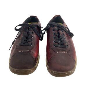 Vintage Y2K Dr. Martens Airwair womens 2B32 Red Leather Casual Sneakers Size 5